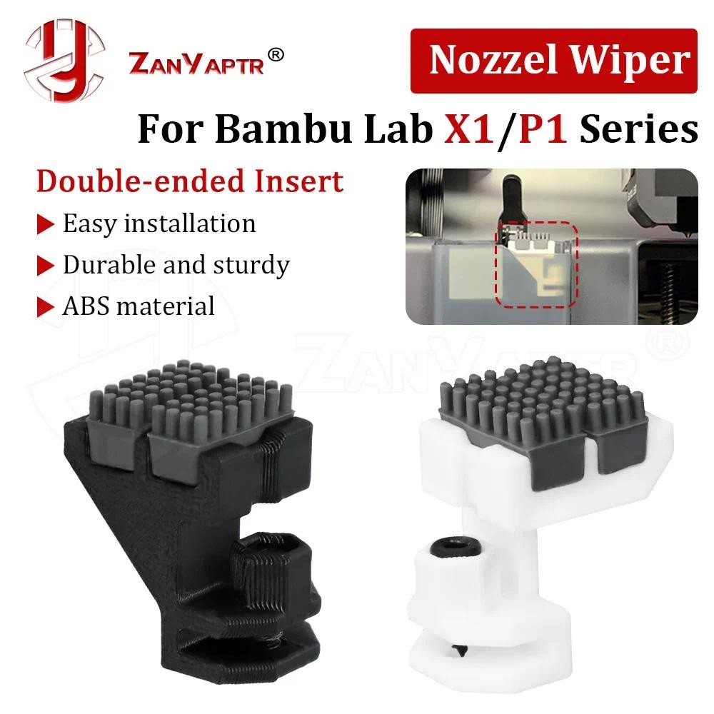 สําหรับ bu lab P1/X1 Series ABS หัวฉีดแปรงเช็ดชิ้นส่วน Make หัวพิมพ์ทําความสะอาดสําหรับ 3D เครื่องพิมพ์ P1 P1S P1P X1C