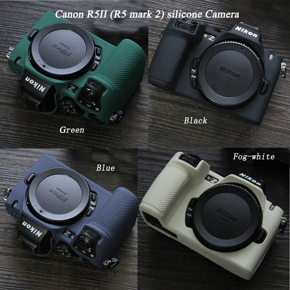 Texture กล้อง Nikon Z50II เคสซิลิโคนสําหรับ Nikon Z50 II Z50 Mark II Z50II