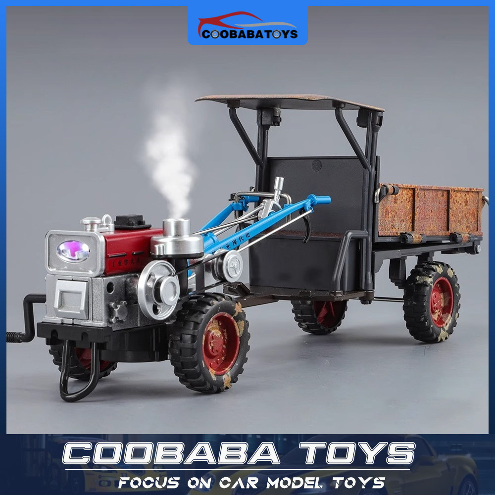 CBB 1:24 Retro Hand-Pulled รถแทรกเตอร์สเปรย์รุ่นโลหะผสมรถDiecastรุ่นของเล่นสําหรับเด็กเด็กผู้ใหญ่คอลเลกชันFast Shipping