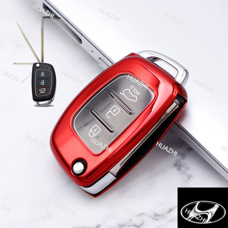 Hyundai สมาร์ทกุญแจรถเหมาะสําหรับ Hyundai i20 IX25 IX35 IX45 i10 eltra sonata senta fe tucson คีย์