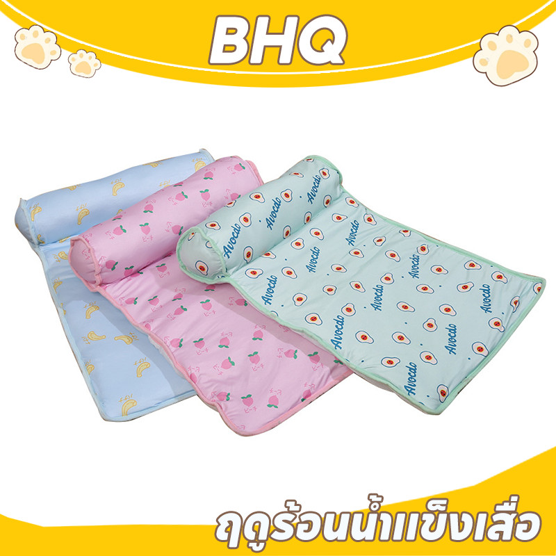 BHQ Pet Cool mat แผ่นทำความเย็น แผ่นเจลเย็น ที่นอนเย็น เบาะนอนเย็น สำหรับสุนัขและแมว ขนาดS/L