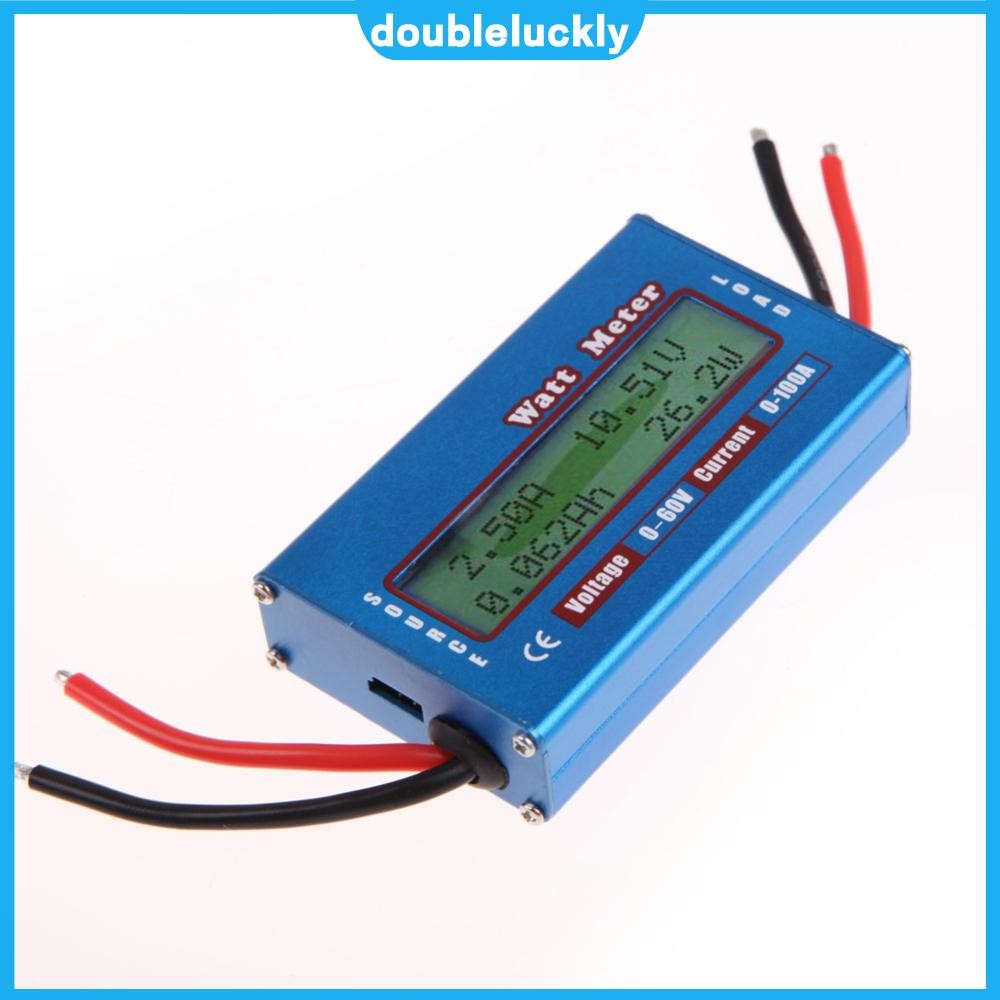🔥Hot🔥 เครื่องวิเคราะห์แอมมิเตอร์พลังงานแสงอาทิตย์ dc watt volt amp meter 12v 24v