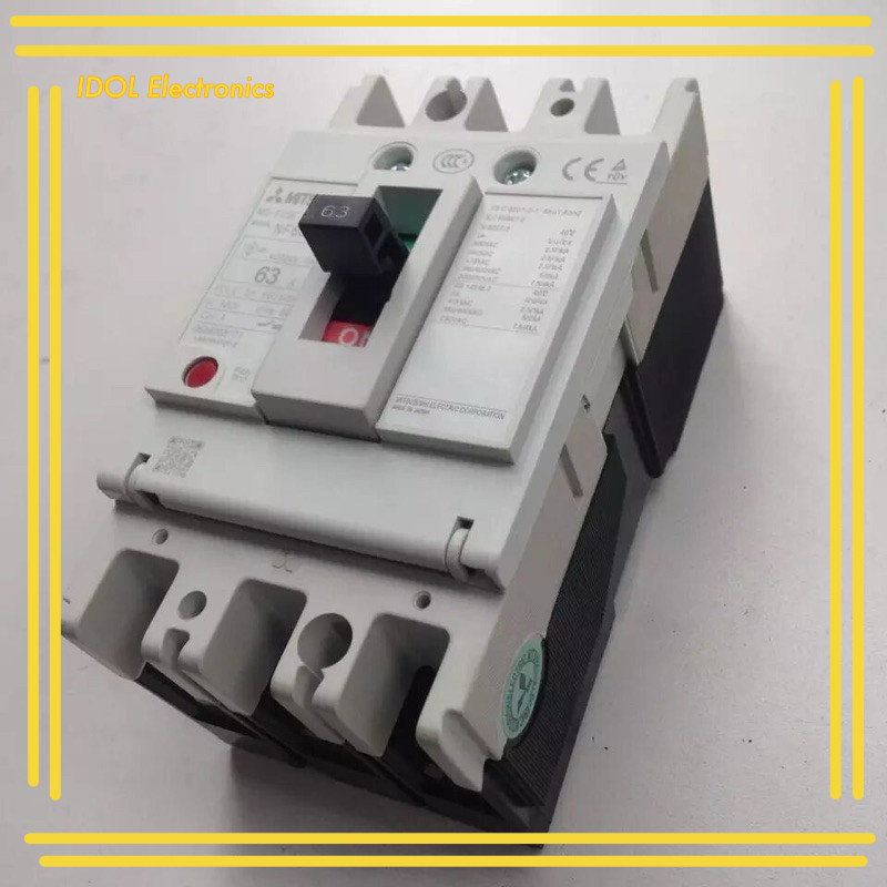ราคาถูก! NF63-CW 50A  MITSUBISHI NO-FUSE BREAKER MODEL NF63-CW 50A