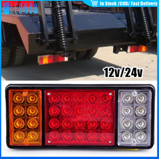 ของมาใหม่！12V 24V ไฟท้ายรถบรรทุก LED ไฟติดท้ายรถ 10ล้อ กันน้…