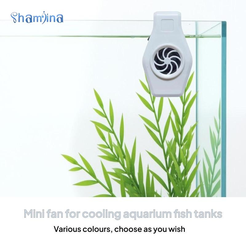 [Shamjina] Mini Aquarium Chiller ปรับความเร็วได้แบบพกพา USB Powered Aquarium Cooler อุปกรณ์เสริมสําห