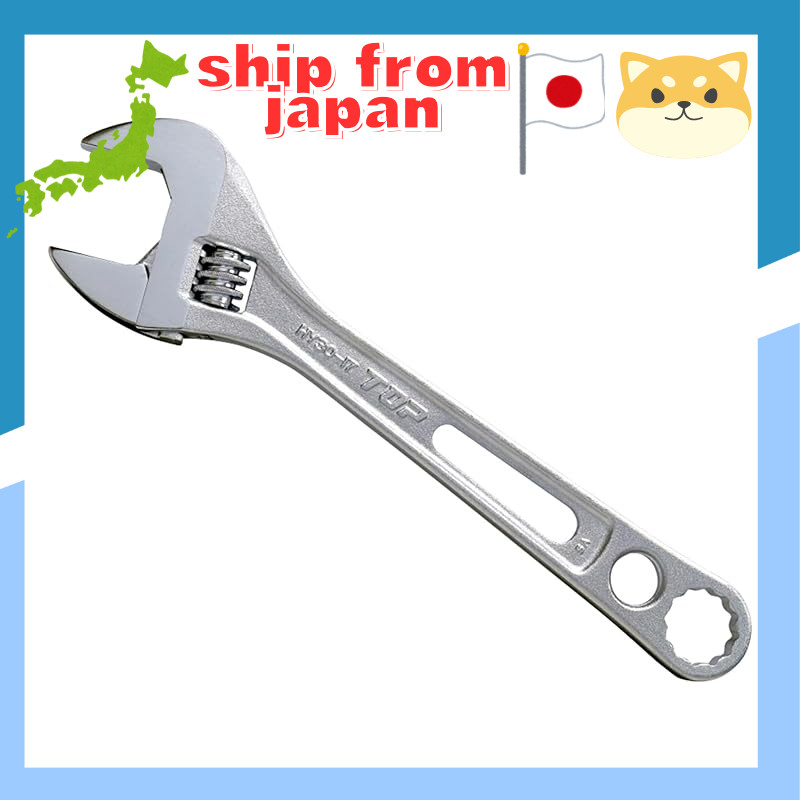 TOP Eco Wide Lightweight Slim Wrench - Tapered Design, 8-30mm Opening, 17mm Socket Included, HY-30-1
