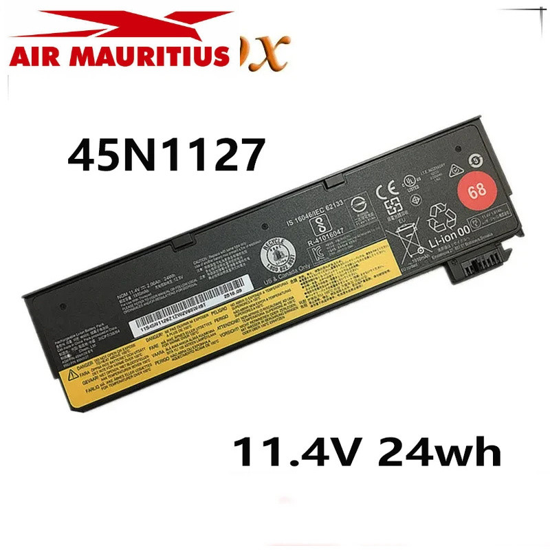 แบตเตอรี่แล็ปท็อป 45N1127 45N1130 45N1735 0C52861 11.4V 24wh สำหรับ Lenovo ThinkPad T440S T440 X240 