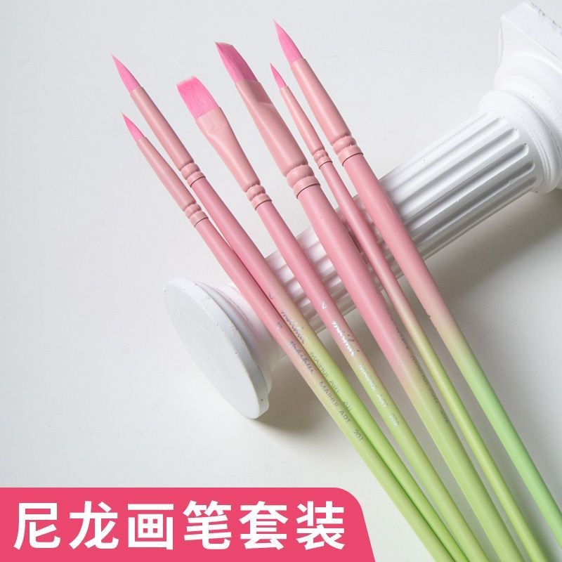 麦กลึงน้ํามันน้ํามันชุดปากกาจิตรกรรมยาวน้ํา彩เครื่องหมาย美术生มืออาชีพจริง头เชียงใหม่หัวภาพวาดสีน้ํามันดิจิตอลชุดปากกาไนล่อนขนสัตว์สีน้ําปากกา อาจ8520ซีเอ็นเอ็กซ์.ของฉัน20250530