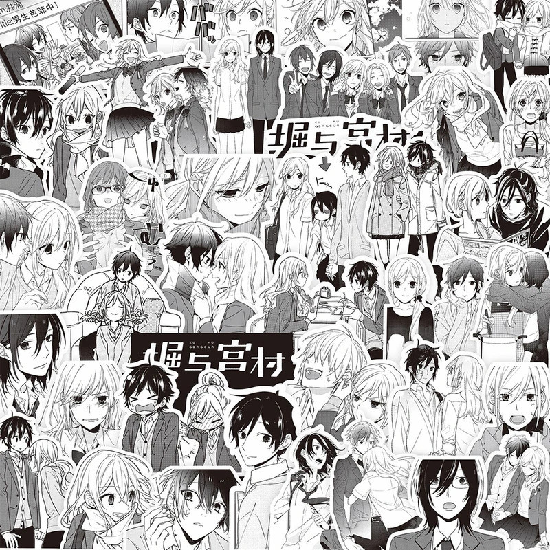 10/30/75pcs Izumi Miyamura Hori Kyoko Stickers Anime Souta Yuna Horimiya Sticker Laptop Suitcase Scr