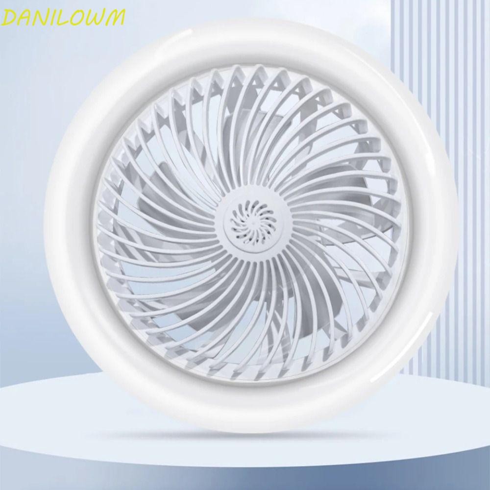DANILOWM หลอดไฟ LED, สมาร์ท 2-in-1 LED พัดลม,โคมไฟโมเดิร์นสามโหมดความเร็วเงียบ E27 สกรูพัดลมแสงห้องนอน