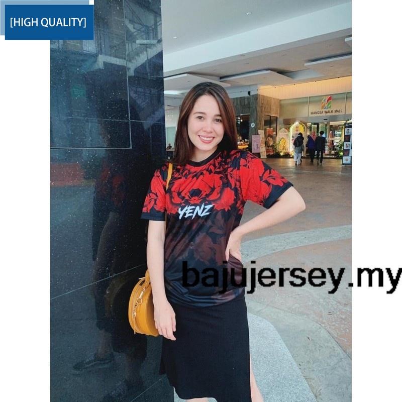 เสื้อยืด YENZ DARK ROSE