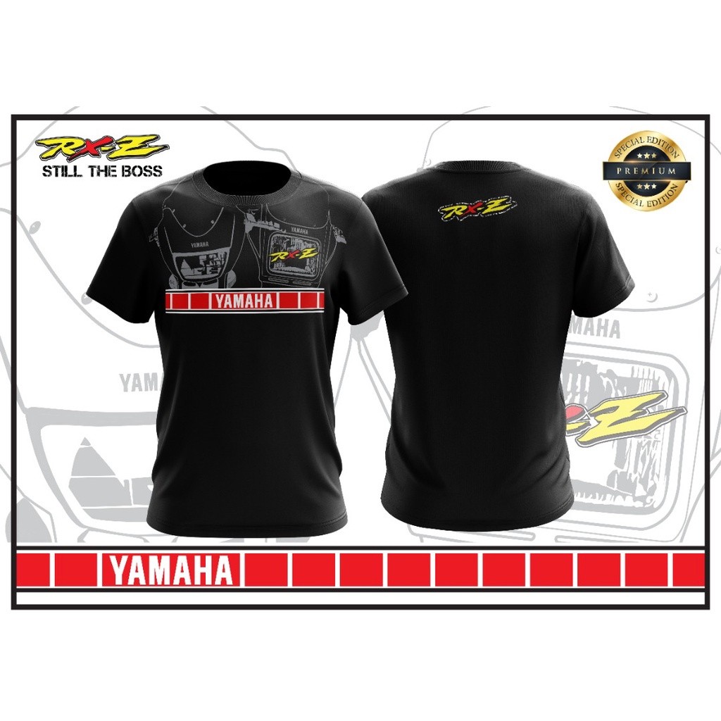 Baju Motor T Shirt Yamaha RXZ Limited Motocycle Shirt