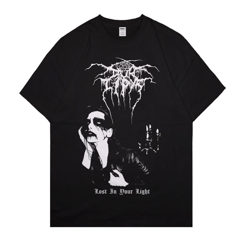 Two Lipa Black Metal Tshirt เสื้อไมโครไฟเบอร์ Limited Edition