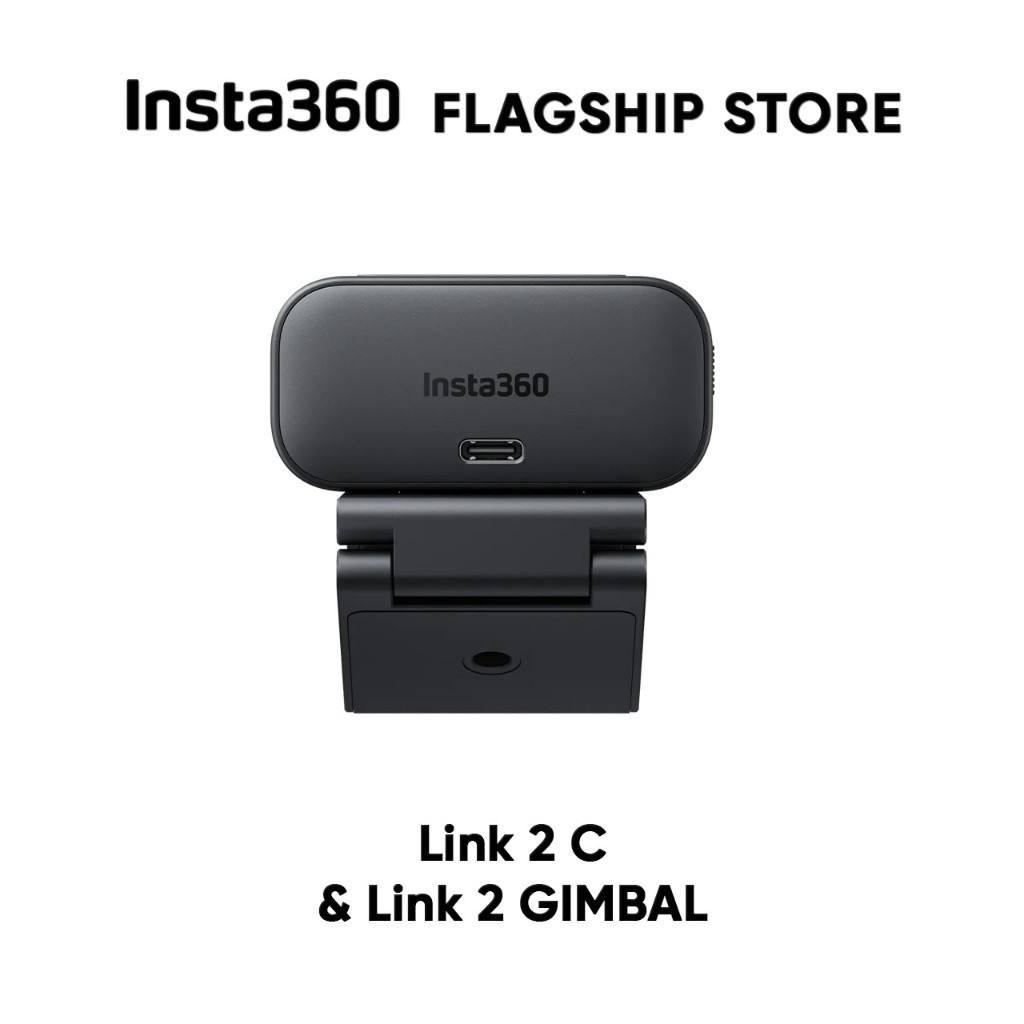 Webcam Insta360 LINK 2 ความละเอียด 4K ไมค์ในตัว ชัดทั้งภาพและเสียง