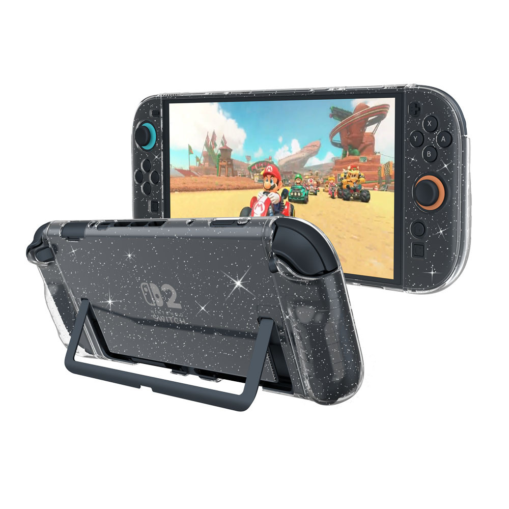 สําหรับ Nintendo Switch 2 Dockable Clear Case ฝาครอบป้องกันสําหรับ NS2 Switch Flash Hard Shell