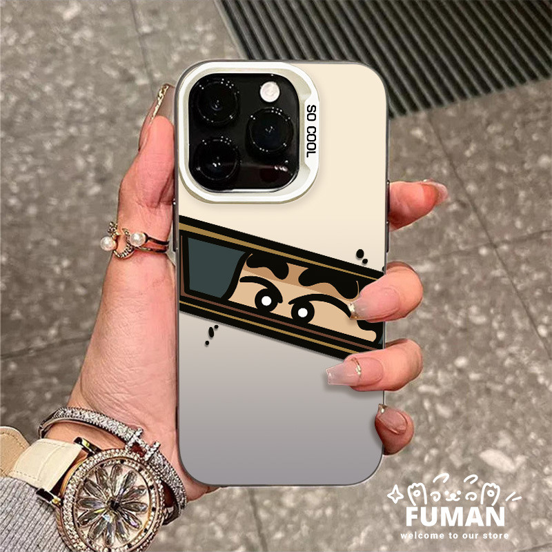 ตลกเครยอนชินจังเคสโทรศัพท์สําหรับRealme 14 13 Pro 12 11 Pro Plus 14X 12X 11X 10 9 Pro 9i 5G 4Gปลอกธุรกิจที่เรียบง่ายเลนส์ป้องกันกันกระแทกนุ่มปกหลัง