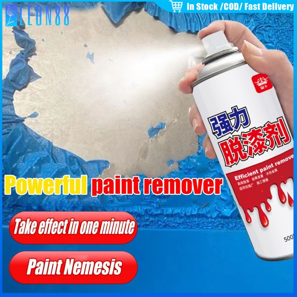 ของมาใหม่！500ML.สเปรย์น้ำยาลอกสี สเปรย์ลอกสีรถ ไม่ทำลายผิวพื้น ทําความสะอาด ลอกสีต่างๆ อเนกประสงค์