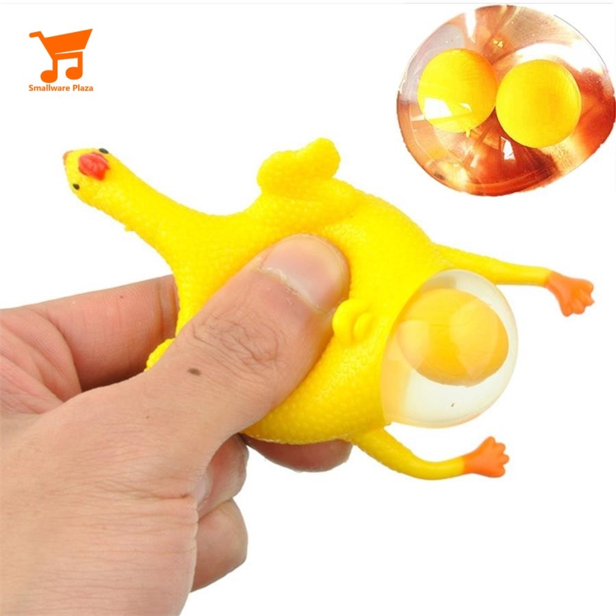 Anti Stress ตลกไข่วางไก่ Splat ไข่รูปร่าง Venting Ball บีบ Squishy Reliever ของเล่นของขวัญนุ่ม