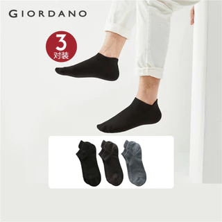GIORDANO MEN 3-Pair anti-slip ankle socks 18155002