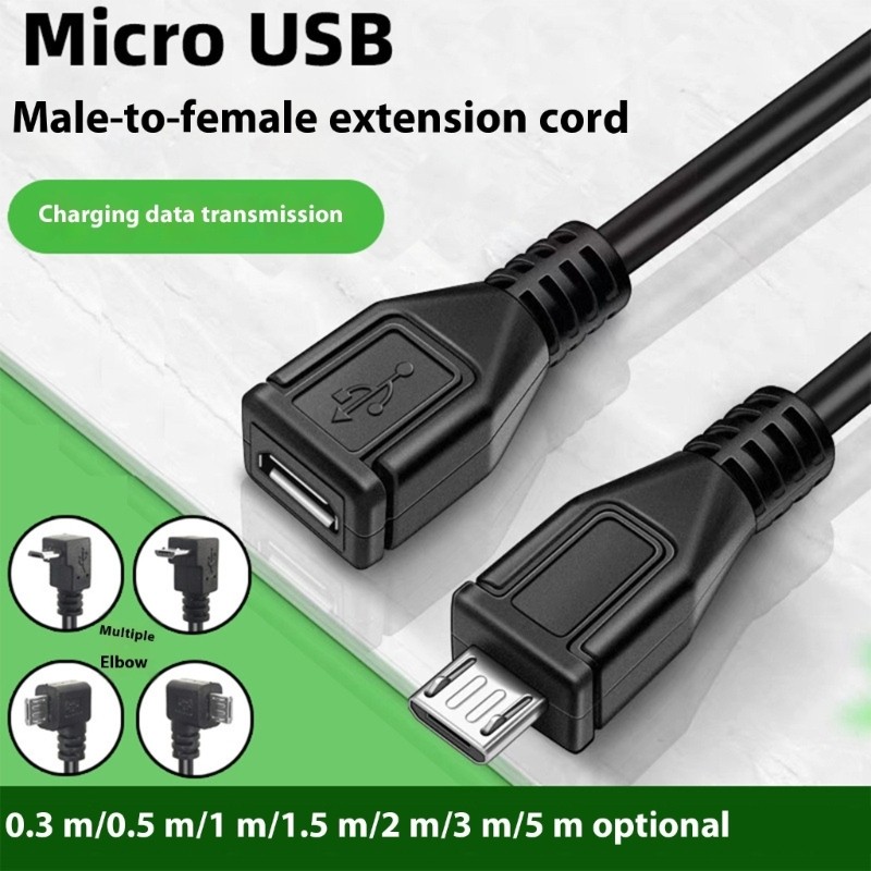 ซ้าย Mini USB 5Pin to Mini USB Cable Fast Transfer Speed Mini USB ชาย Mini USB 5Pin หญิงสายชาร์จสําห