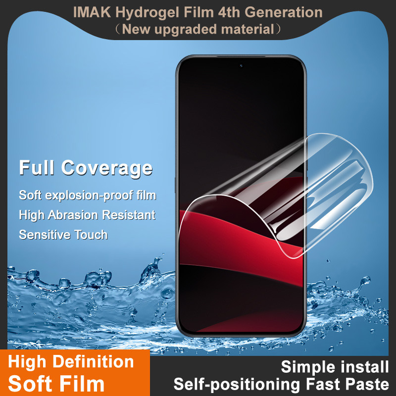 Meizu Note 16 Pro ฟิล์มไฮโดรเจล IMAK 4th ตัวป้องกันหน้าจอครอบคลุมเต็มรูปแบบ