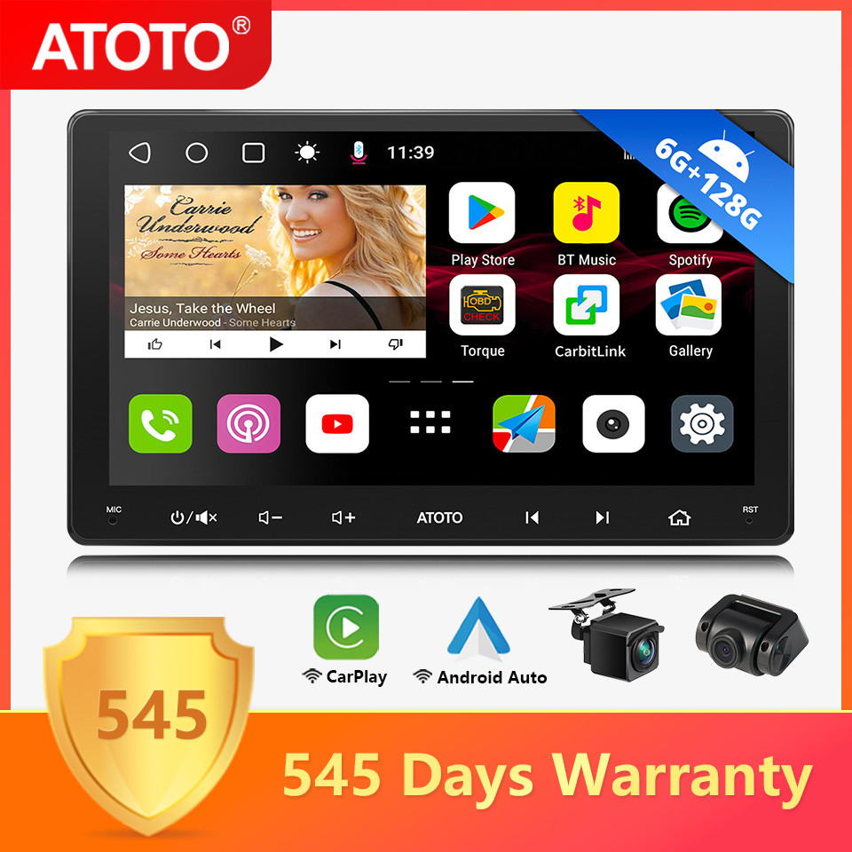 ATOTO S8 Ultra New 9 inch 6G+128G Android Car Stereo Touch Screen Wireless Apple Car Play Bluetooth 