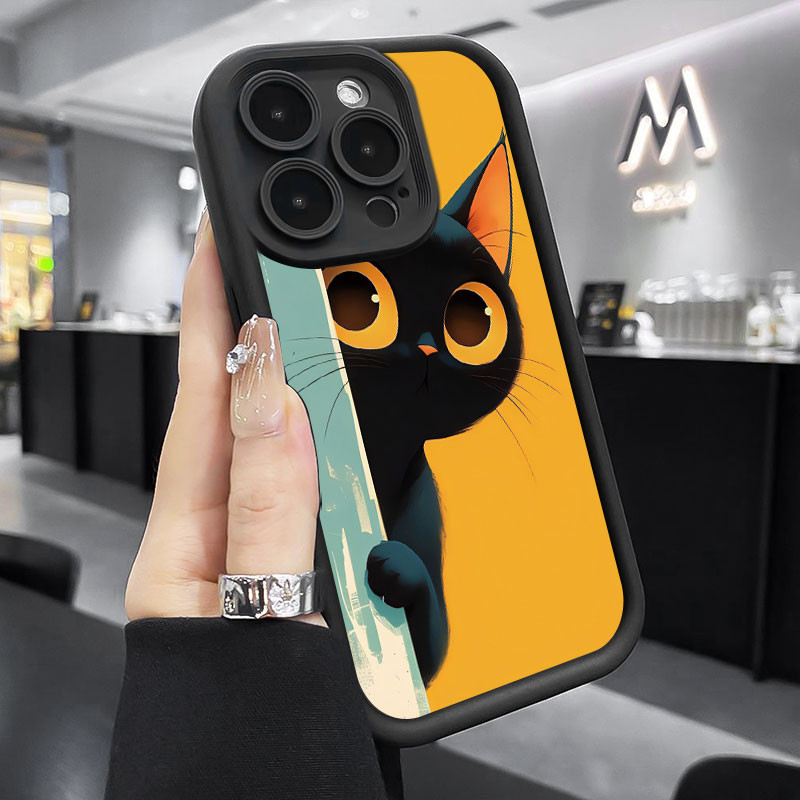 แมวน่ารักการ์ตูนสําหรับ Tecno Spark Go 1S 1 2025 2024 2023 2020 2022 Spark 9 8C 6 Go KE5 เคสโทรศัพท์