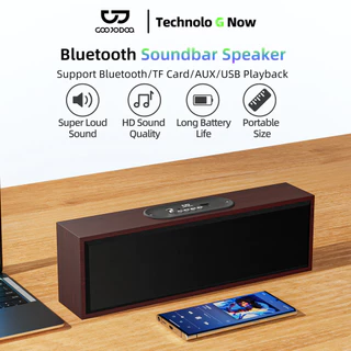 GOOJODOQ Bluetooth Speaker Supports Four Playback Modes 3600mAh Large Capacity Battery High Definition Sound Quality