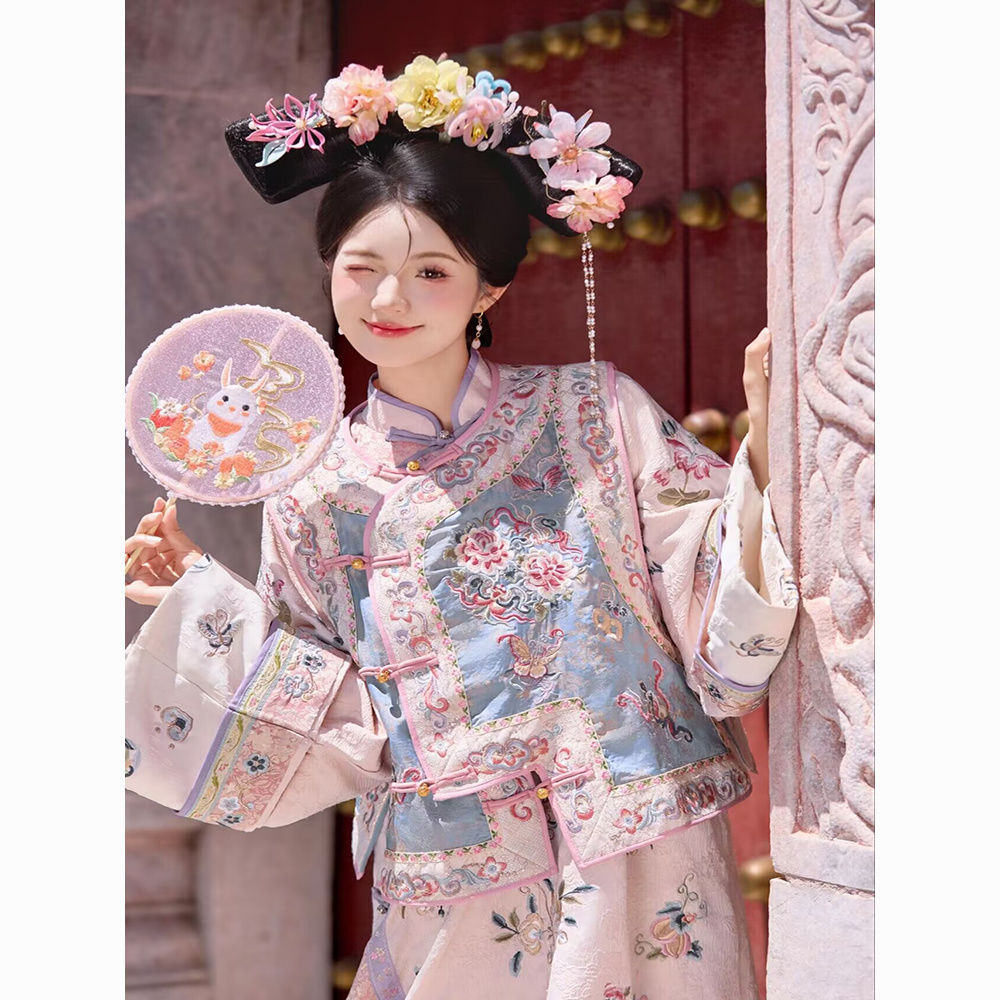 / 原创意居装饰日本装饰日用装格马装饰品套 Hanfu, Qing Dynasty พิมพ์เครื่องแต่งกายโบราณ, Yanji Duke of Qing Dynasty