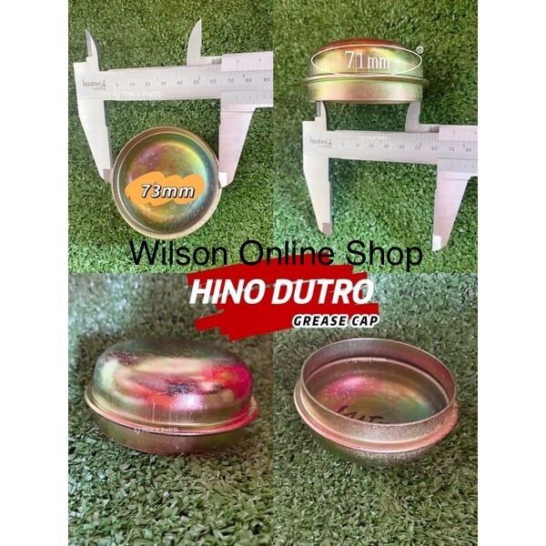 Hino Dutro 300 Series WU410 WU300 ฝาอัดจารบี 73mm Penutup Gris Bearing Tayar