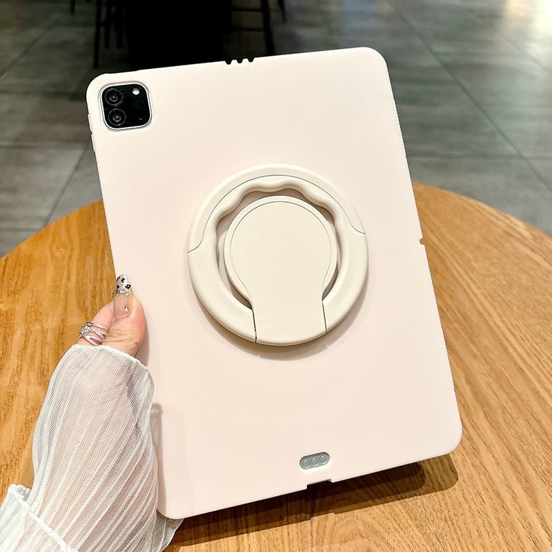เคส สําหรับ IPad A16 11th Gen 2025 ไอแพด Air11 M3 M2 air4/5 10.9นิ้ว 10th Gen 7 8 9th Gen M4 Pro 11 10.5 10.2 9.7 Mini7 6 แท็บเล็ตแบบพกพา 360 หมุนขาตั้ง TPU นิ่มกันกระแทกฝาครอบป้องกัน