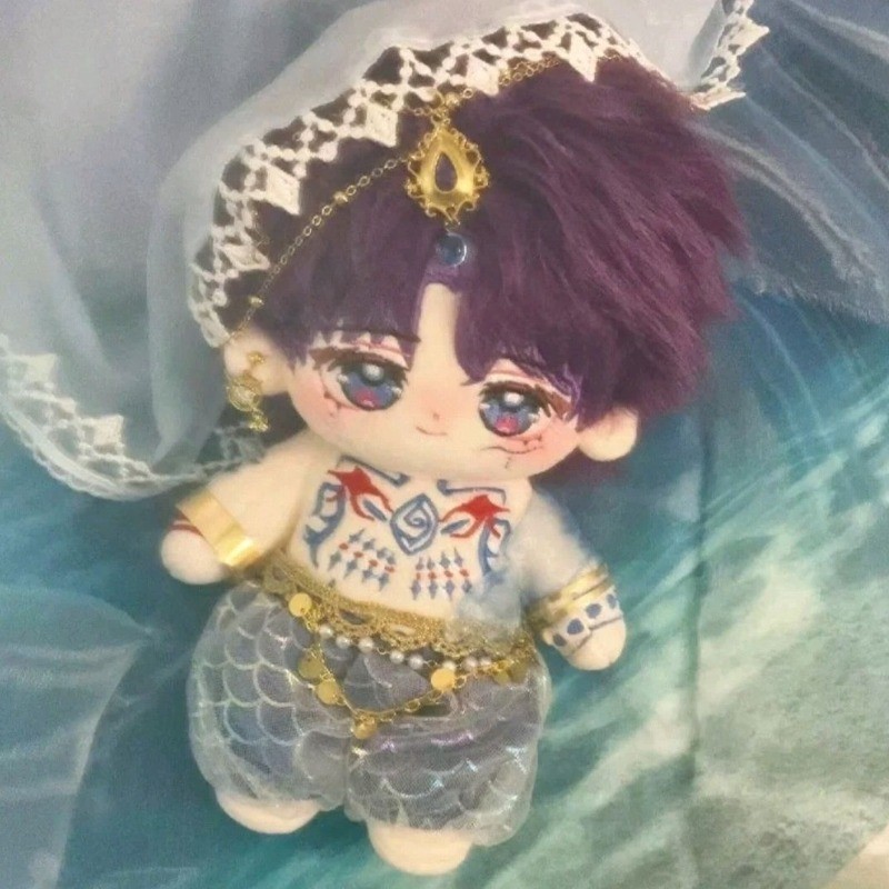 Love and Deepspace Rafayel ตุ๊กตาผ้าฝ้าย 20 ซม. Rafayel อะนิเมะการ์ตูนของขวัญสําหรับแฟนตุ๊กตาหล่อ