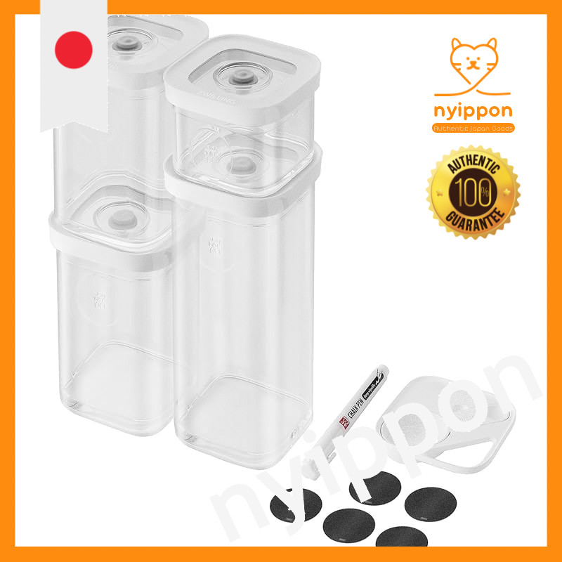 ZWILLING Fresh & Save Cube Starter Set S 6-Piece Set Containers Vacuum Storage Sealed Storage Canist