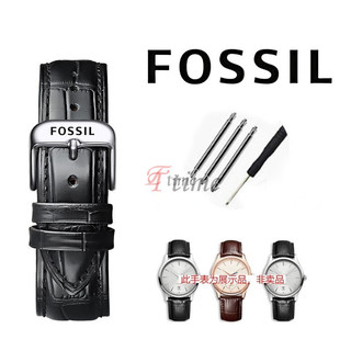 สายนาฬิกาข้อมือหนังแท้ 14 มม. 16 มม. 18 มม. 20 มม. 22 มม. สําหรับ Fossil Pin Buckle