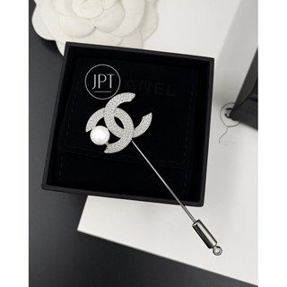 ✨[JPT]ㅤเข็มกลัดเพชร แนวตั้ง CZㅤ มุกญี่ปุ่นㅤ แฟชั่นเกาหลี ใส่…