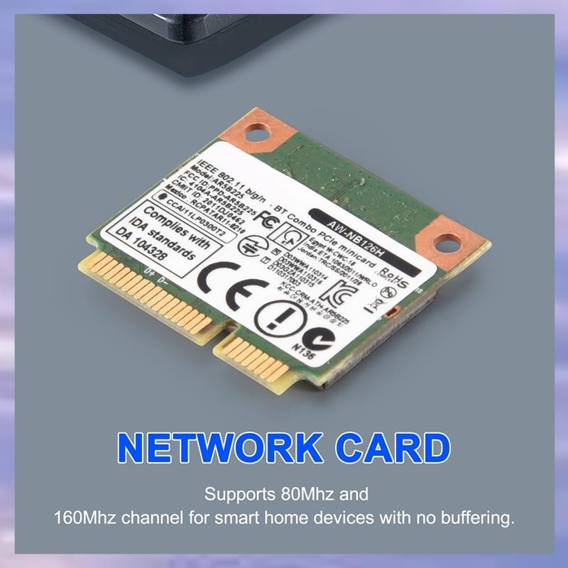 ใหม่สําหรับ AzureWave AW-NB097H AW-NB100H AW-NB126H AR3012 AR5B225 Half Mini PCI-E Wifi BT4.0 Wlan ก