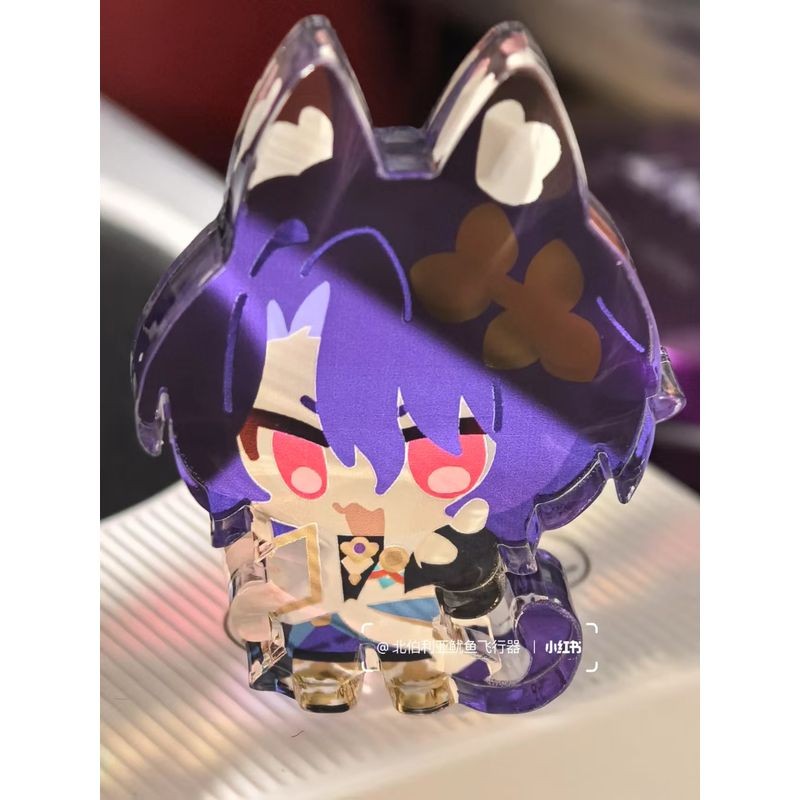 บล็อกอะคริลิครางดาว Honkai Aventurine Dr. อัตราส่วนขาตั้งอะคริลิคขนาดเล็ก Boothill รูปแสดงอะนิเมะสินค้าคอลเลกชันตกแต่งโต๊ะ - รูปที่ 3