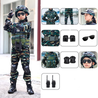 [2025 รูปแบบ] เด็กชุดพรางชายหญิงฤดูใบไม้ร่วงประสิทธิภาพเครื่…