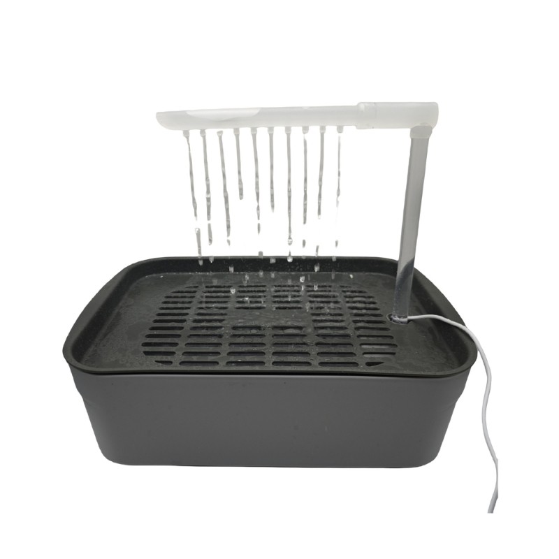 AH ขนาดใหญ่น้ําไหลนกแก้วอ่างอาบน้ํา USB Power Bath อ่างล้างหน้าสําหรับ Bird Feathered Care - รูปที่ 6