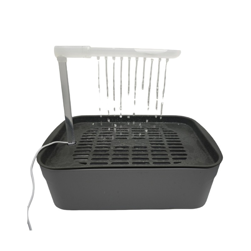 AH ขนาดใหญ่น้ําไหลนกแก้วอ่างอาบน้ํา USB Power Bath อ่างล้างหน้าสําหรับ Bird Feathered Care - รูปที่ 7