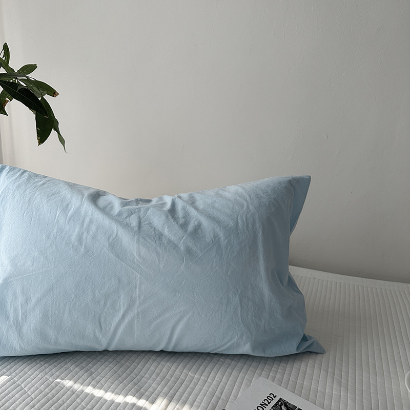 ตารางสีชมพูและสีเขียว ผ้าฝ้ายแท้คุณภาพสูง Super Soft 800TC pillowcase ปลอกหมอนผ้าฝ้ายหวีผ้าฝ้าย 100% ราคา ถูกที่สุด ดีลบีเคเค แกลเลอรีภาพที่ 9
