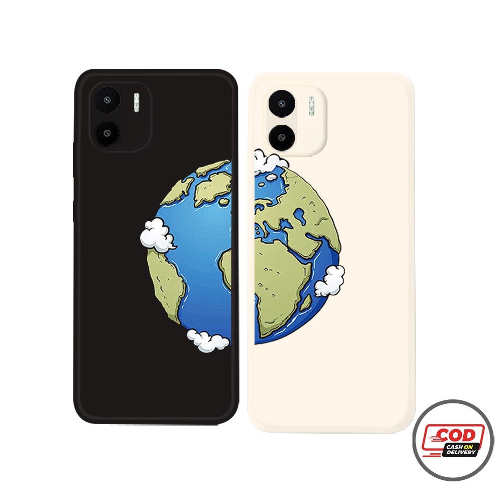 HP [FMM11] Silicone Redmi A1 2022 earth - Bumper - เคสมือถือ - เคสมาการองทุกประเภท - ฟิล์มกันรอยสมาร