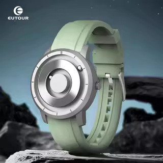 EUTOUR Magnetic Roll-On No Mirror Men Quartz Watch Ready Stock