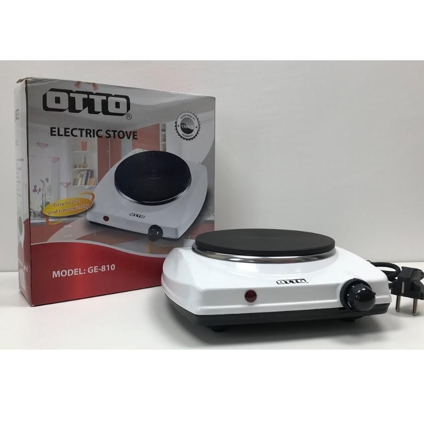 OTTO เตาแม่เหล็กไฟฟ้า GE-810A (รับประกัน 1 ปี) กำลังไฟ 1000w เตาไฟฟ้าสีขาว induction เตามินิมอล