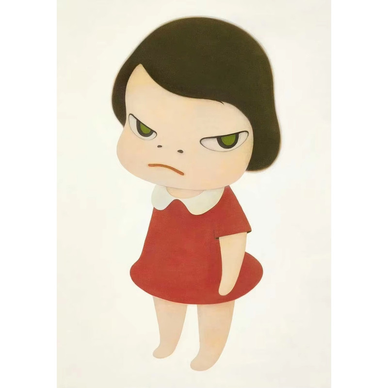 Yoshitomo Nara กีตาร์สาวการ์ตูนโปสเตอร์และพิมพ์ผ้าใบภาพวาด Wall Art ภาพสําหรับห้องนั่งเล่นตกแต่งบ้าน Cuadros - รูปที่ 5