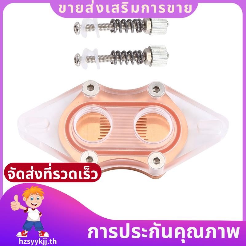 CPU Water Cooling Block Cooler อะคริลิคโปร่งใส South Bridge Northbridge Block สําหรับคอมพิวเตอร์ CPU