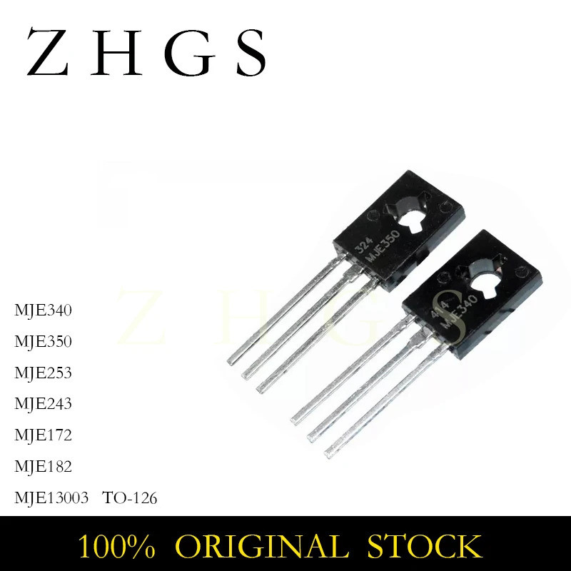 1-5PCS MJE13003 MJE182 MJE172 MJE243 MJE253 MJE350 MJE340 TO-126 ทรานซิสเตอร์ Bipolar