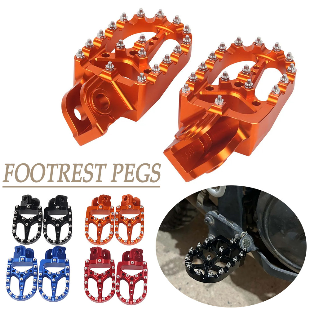 เท้าเท้าตอก Footpegs Rests Pedals สําหรับ KTM 690 950 990 1050 1090 1190 1290 50 65 85 125 250 SX 50
