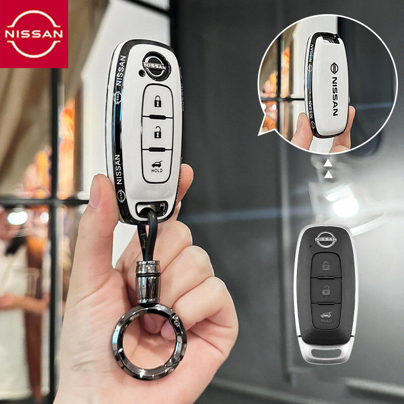 3 ปุ่ม เคสกุญแจรถยนต์ NISSAN Almera Kicks Terra Serena Navara ปกกุญแจ Kicks พวงกุญแจรถยนต์ Nissan