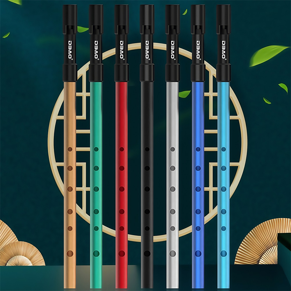 {bestshe}Irish Whistle Flute C D key Ireland Tin Penny Whistle 6 Hole Flute Instrument